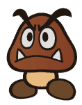 Goomba Idle Animation from Paper Mario: Color Splash