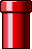 A red Split Pipe from Mario vs. Donkey Kong: Mini-Land Mayhem!