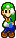 Luigi's battle stance