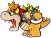 Spirits artwork of Paper Bowser from Super Smash Bros. Ultimate