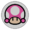 Toadette emblem from Mario Kart 8