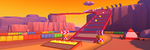 GBA Sunset Wilds T from Mario Kart Tour