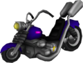 Waluigi's Wario Bike model in Mario Kart Wii