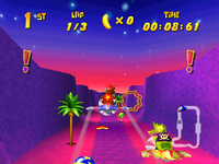 Spacedust Alley from Diddy Kong Racing