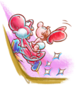 Super Yoshi from Yoshi's New Island