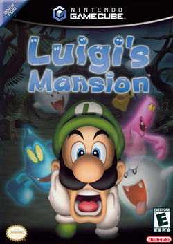 North American box art for Luigi's Mansion