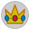 Peach emblem from Mario Kart 8