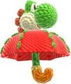 Umbrella Yoshi from Yoshi's Woolly World