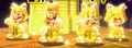 Lucky Cat Mario, Luigi, Peach, and Toad