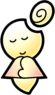 Artwork of Luvbi from Super Paper Mario