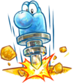 Jackhammer Yoshi from Yoshi's New Island