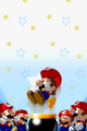 Victory screen shown after completing Boss Game 1 (no text)