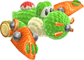 Mole Yoshi from Yoshi's Woolly World