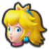 Peach's head icon in Mario Kart 8
