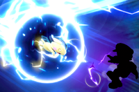 Pichu's Volt Tackle in Super Smash Bros. Ultimate