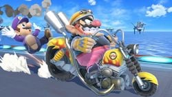 Wario Bike in Super Smash Bros. Ultimate